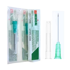 Elimedical Disposable Needle for Animal, Pet and Industrial Dispensing, 21G x 1", 100pcs/box NDL2125