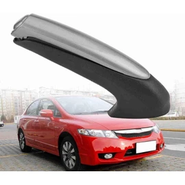 Yctze Cubierta de agarre para manija de automóvil 47115-SNA-A82ZA, cubierta protectora de plástico para freno de mano para Honda Civic Sedan 2006-2011 (negro)
