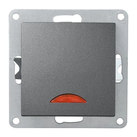 McPower Flair Switch with Orientation Light 250 V ~ / 10 A Flush-Mounted Anthracite Contemporary Design IP20 Ideal for Many Interior Styles