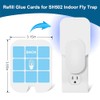 48 Pack Fly Traps Refills Glue Boards Compatible with Safer
