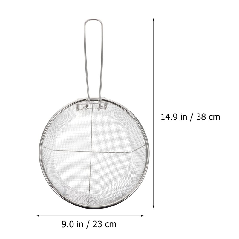DOITOOL Stainless Steel Deep Fry Basket Round Wire Mesh Fry