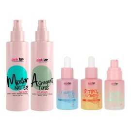 Kit Skincare Pink Up 5 Piezas Rutina Facial Completa                                                                                                  