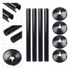 E2trade Black 15mm Radiator Pipe Hole Collars Cover Radsnaps (Pack