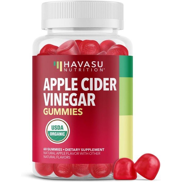 Apple Cider Vinegar Gummies - Organic ACV Vitamins for Digestive