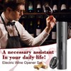 Electric Wine Opener, Wine Gift Automatic Wine Opener with Aluminum