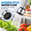 Flexible Faucet Extender for Kitchen Sink – Adjustable Spray Attachment