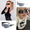 FveVqe 3 Pcs Womens Cool Rave Sunglasses, Trendy Rave Sunglasses