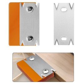 GD HUA Veneer Edge Cutter, Manual Edge Banding Cutter, Non-Slip Hand Planer, Wood Edge Banding Trimmer with 1 Replacement Blade, Wood PVC ABS Edge Cutter (Orange)