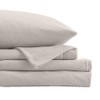 HNU 4 Piece Casual Super Soft Extra Plush Solid Ivory