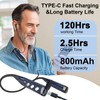 Neckband Bluetooth Hearing Amplifier, Rechargeable, 120 Hours Long Working Hours