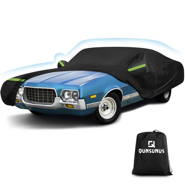 QUNSUNUS Waterproof Car Cover for Ford Fairlane 1968-1970 and Torino