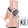 Ancevsk Rotary Cheese Grater with Handle, Round Mandoline Speed Kitchen