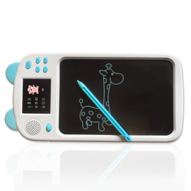 Multifunction LCD Writing Tablet for Kids-12 Inches with Dual Screen, Drawing pad Audible, Learning Educational Toy for 3-14 Years Old, boy Girl- Christmas Birthday Gift, Back to School-White