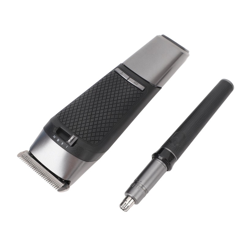 Hair Clipper Kit with Nose Trimmer LCD Display 2 Speed