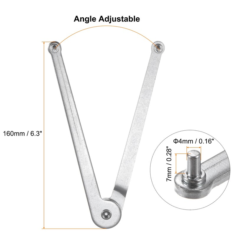 QUARKZMAN Adjustable Angle Grinder Pin Wrench 3.5mm Thick Locking Nut