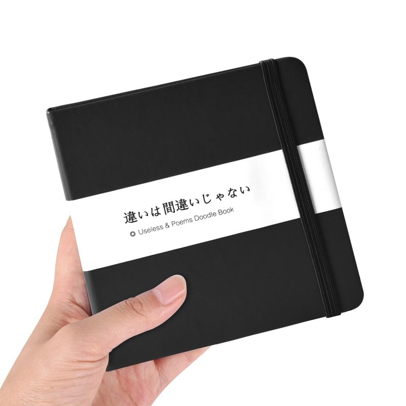 Mifuner Small Square 5x5 80gsm Mini Notebooks Blank Pages Sketchbooks