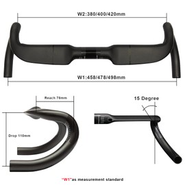 carbon handlebars road bike, drop bars, Gravel Bike Handlebars, RXL SL road bike handlebars, city bikes aero road bike handlebar 478mm internal routing Drop Handlebar MTB bar