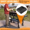 4pcs Griddle Leveling Shims Kit 1/4" Wedges for Tables Leveling