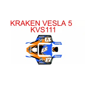 JUST RC WRAPS KRAKEN VESLA 5 wrap decals stickers CARBON FIBER SWIPE  THEME