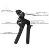 Stainless Steel Cable Tie Gun KangTeer Heavy Duty Carbon Steel