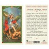 Seven Archangels Laminated Catholic Prayer Cards for Intervention and Guidance,