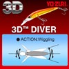 YO-ZURI 3D Diver (S) 4.7 inches (120 mm) Color: Flying