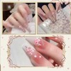YUWENW ネイルシール 桜 2枚セット 花 ネイルパーツ ネイルステッカー ネイルアートステッカー 人気 DIY