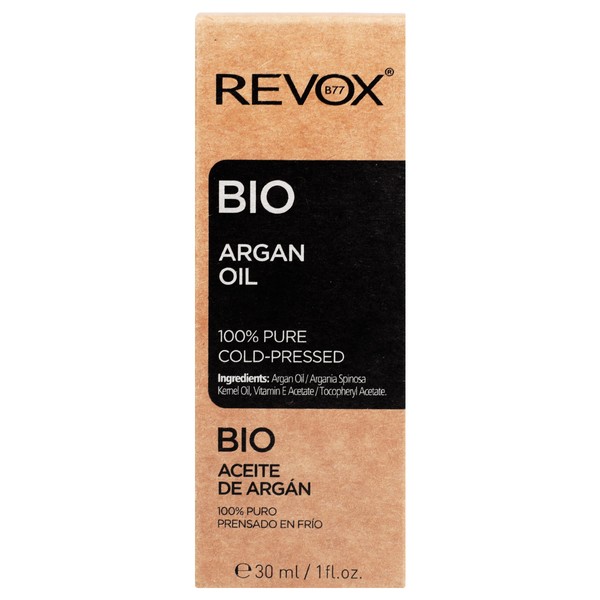 Revox Organic Argan Oil 100% Pure Cold Pressed for Face,