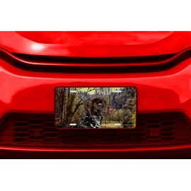 Dog Vanity Aluminum Front License Plate (German Short Haired Pointer)