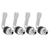 Gorgeri 4pcs 90 Degree Angle Tire Valve Stems Aluminum Alloy