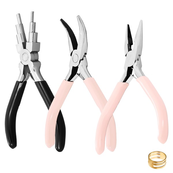 3 PCS Jewelry Pliers Set, Pliers for Jewelry Making with