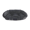 Bowsers Crescent Bed, Medium, Greystone Tartan