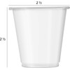 Disposable Plastic 3 Oz shot Cups Good for Condiments, Jello