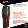 NV Compression 365 Footless Compression Socks - Calf Support Compression