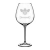 Wine Glass Goblet Funny Buzzed Bee (20 oz Jumbo)