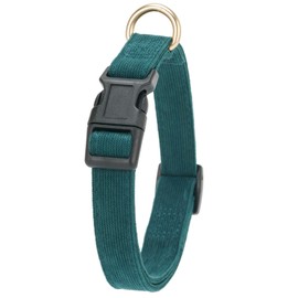 Petiry Comfortable Dog Collar Large,Gentle on Skin,Durable Plastic Buckle, for Male Dogs,Dark Green,L