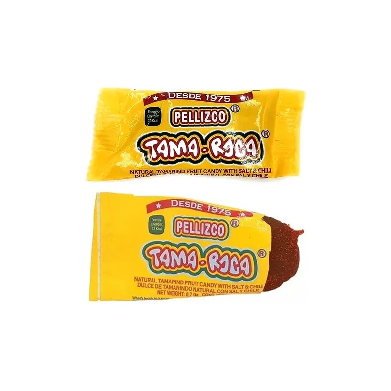 Pellizco Tama-roca Tamarindo Con Chile 40 Piezas