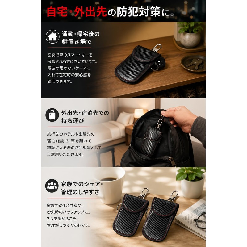 Fogman Anti-Relay Attack Key Case, Radio Wave Shielding, Theft Prevention