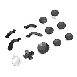 Joysticks Paddles Thumbsticks Button Set,Elite Series 2 Controller Joysticks Paddles Accessory Replacement,Elite 2 for One Elite Series 2 Controller for Game Controller (Black)
