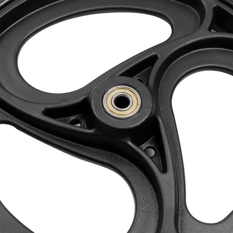 Wealrit 2 Pcs Wheelchair Wheels - Solid 10 Inch Walker