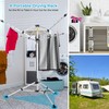 JS HANGER Drying Natural Clothes Airer Outdoor Portable 4-arm Aluminum