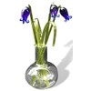 Gorgeous Glass Spring Bluebell Display