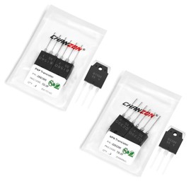 Chanzon 4pcs 2SB1560 2SD2390 (2pcs PNP 2SB1560 + 2pcs NPN 2SD2390) TO-3P BJT Bipolar Junction Transistor Assortment (Pack of 4pcs)