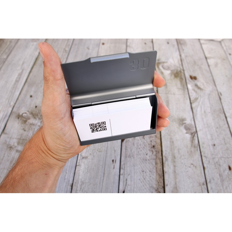 'Troika Jumbo 30 Card Case CDC78/Ti – Viste Business Card
