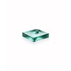 Kartell Boxy Soap Dish, Aquamarine, 10.5 x 2.4 x 10.5