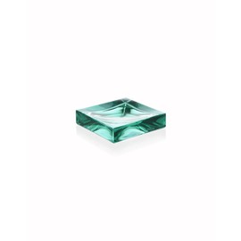 Kartell Boxy Soap Dish, Aquamarine, 10.5 x 2.4 x 10.5 cm