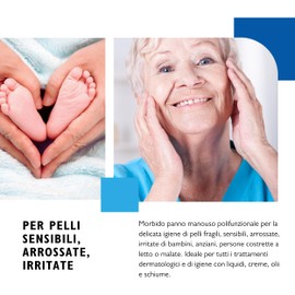 BIODERM Cellusoft – weiches Mehrzweck-Einwegtuch aus Viskose und Polyester – Mehrzweck-Tücher für die sanfte Hygiene empfindlicher und geröteter Haut von älteren Menschen, Kindern – 30 x 38 cm (50