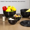 Greentainer Plastic Mixing Bowls with Lids Set for Kitchen, Nesting
