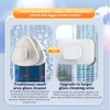 Magnetic Car Windshield Cleaner Tool with Anti-Falling Rope, Double-Sided Window
