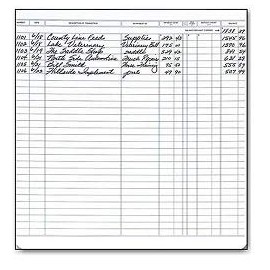 EGP Register for Executive Deskbook Checks, 5 Registers